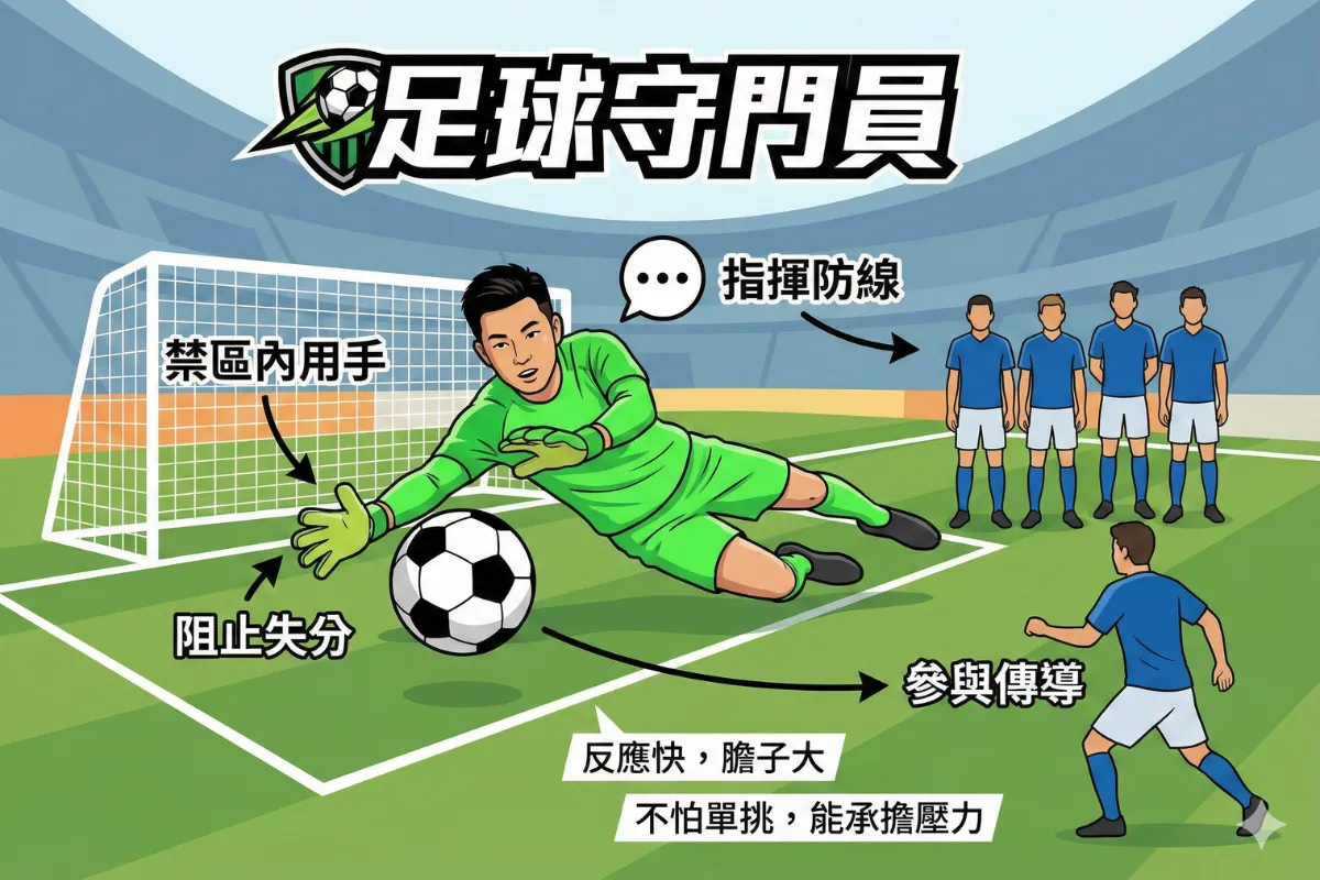 足球「守门员」位置介绍