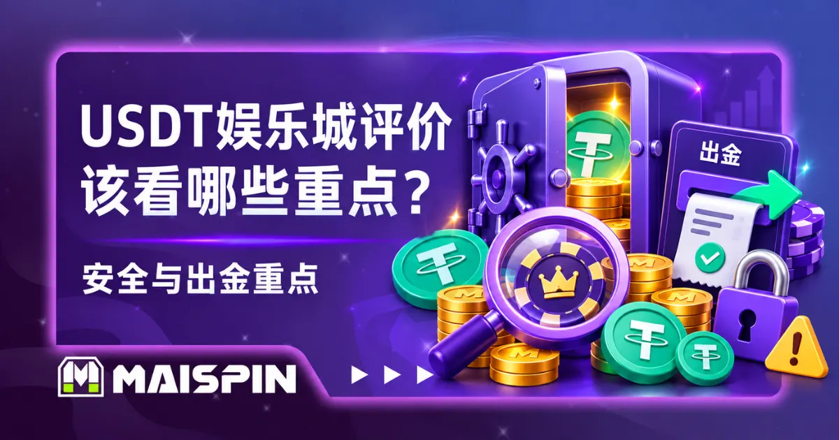 USDT娱乐城评价该看哪些重点?安全性、出金与平台选择重点