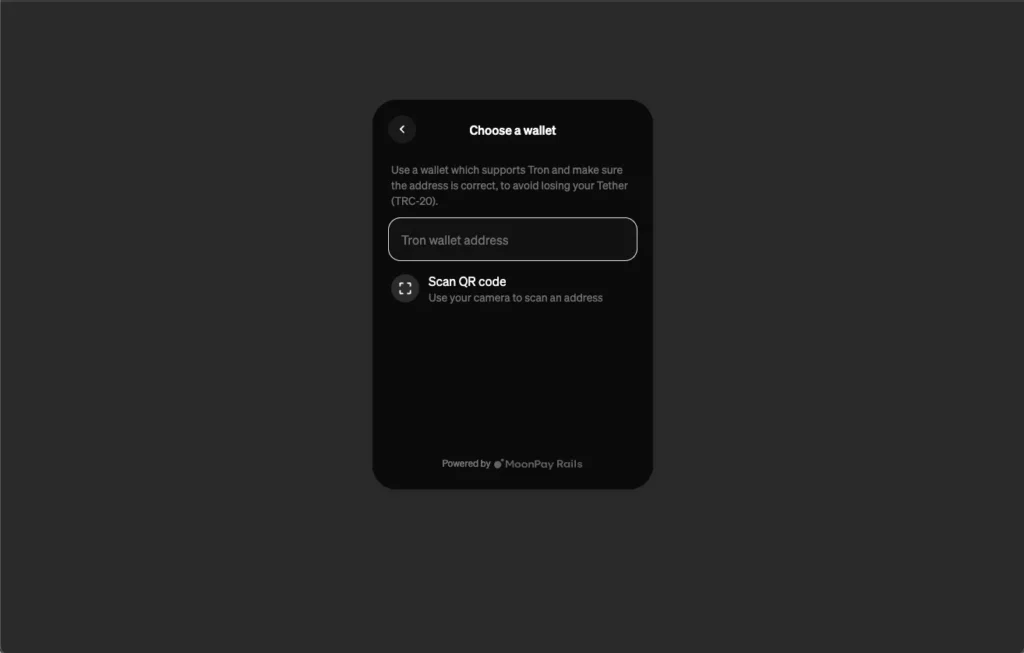 MoonPay 储值 Maispin 娱乐城 步骤 4