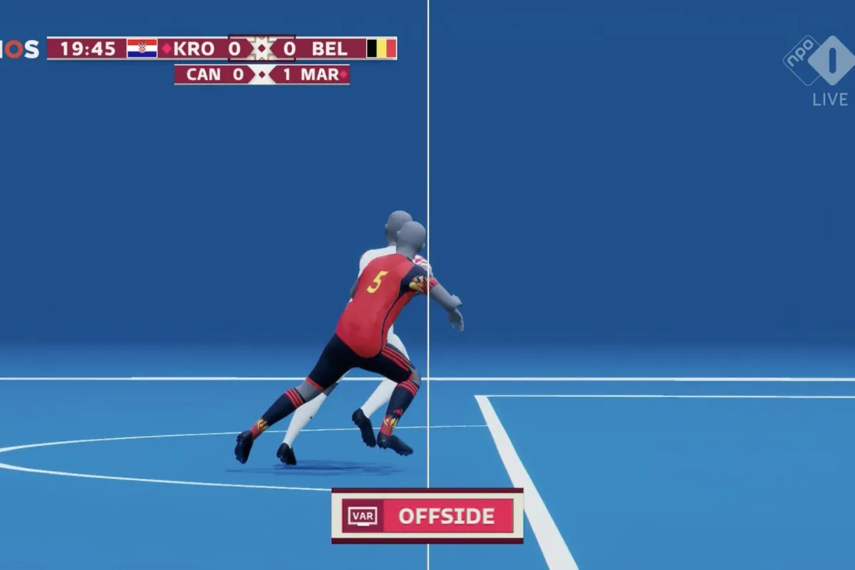 足球半自动越位系统的运作方式